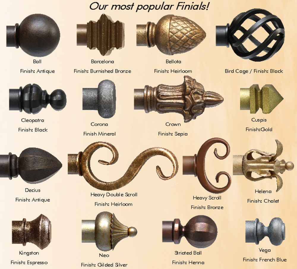 Curtain Finials