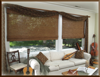 natural woven window shades
