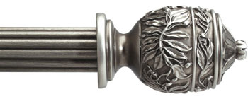 Custom Climbing Vines Antique Silver Custom 1 3/8