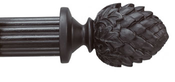 Custom Pinecone Black Custom 1 3/8
