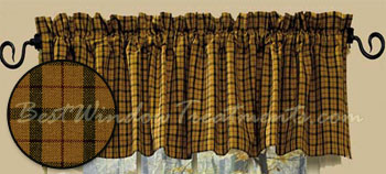 Celtic Tartan Plaid Valance