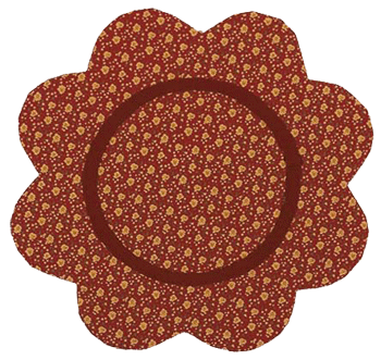 Secret Garden Floral Round Placemat