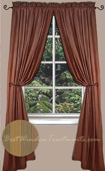 Colonial Nantucket Curtain Panels