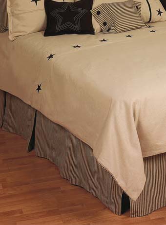 Nantucket Ticking Bedskirt