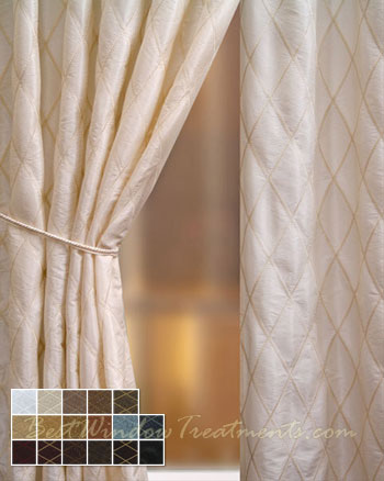 Casa Del Mar Cream Curtain Panel
