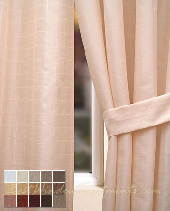Crescent Heights Cream Curtain Panel