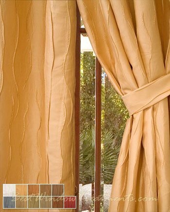 Dolce Soft Gold Curtain Panel