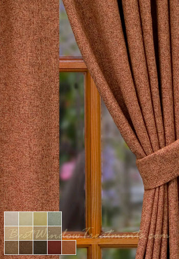 Sutra Paprika Curtain Panel